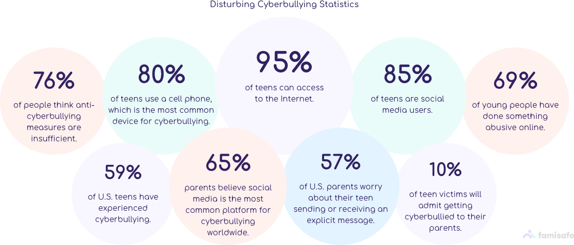 common cyberbullying statistics web