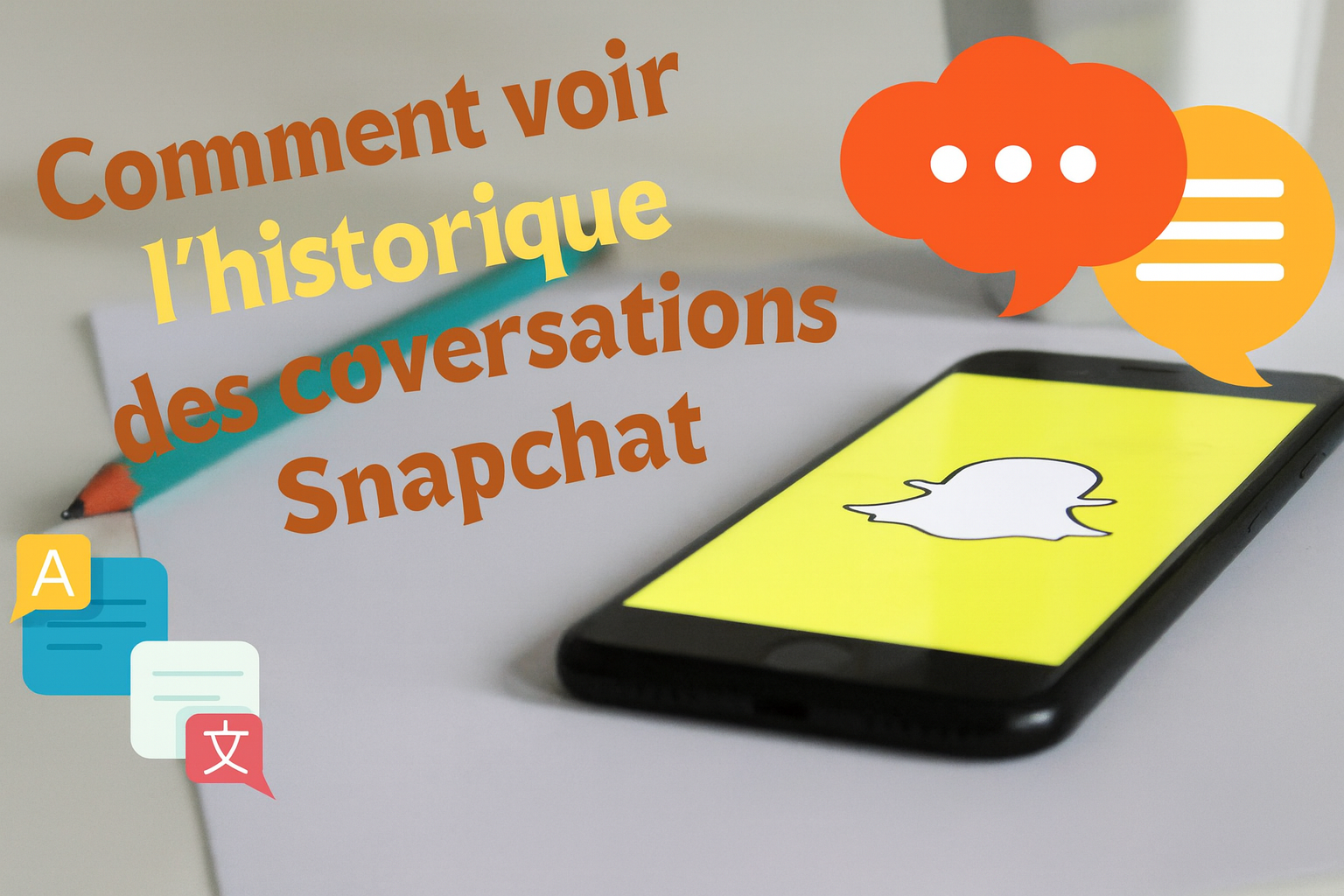 Snapchat conversation history