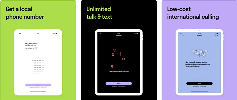 textnow features