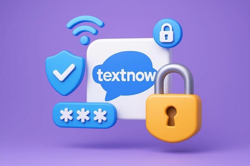data security of textnow