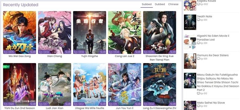 123animes 9anime alternatives
