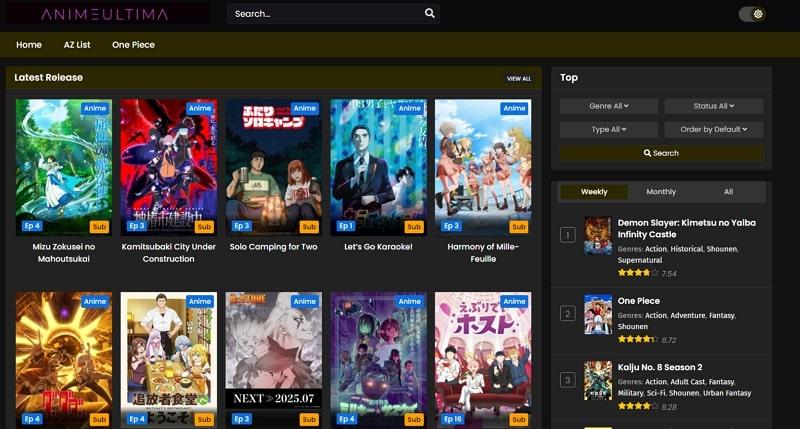 animeultima similar to 9anime