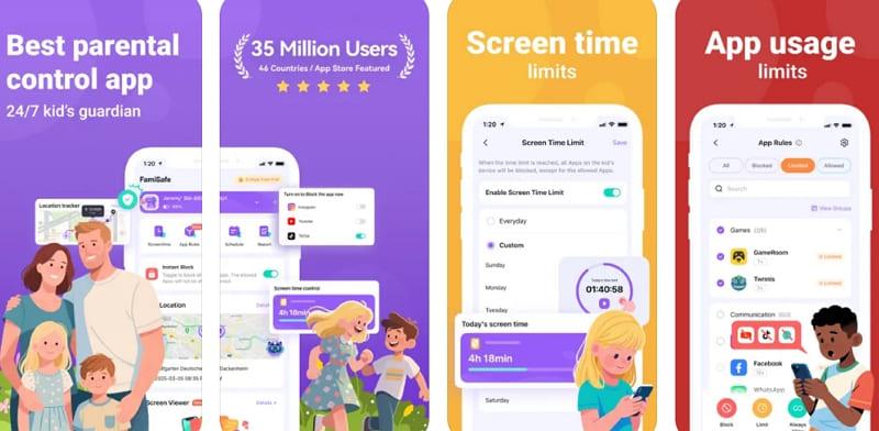 famisafe parental control app