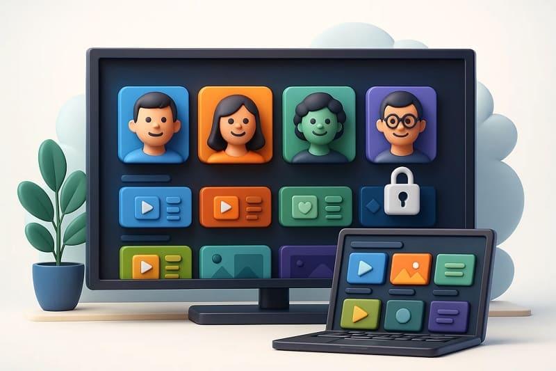 create separate user profiles
