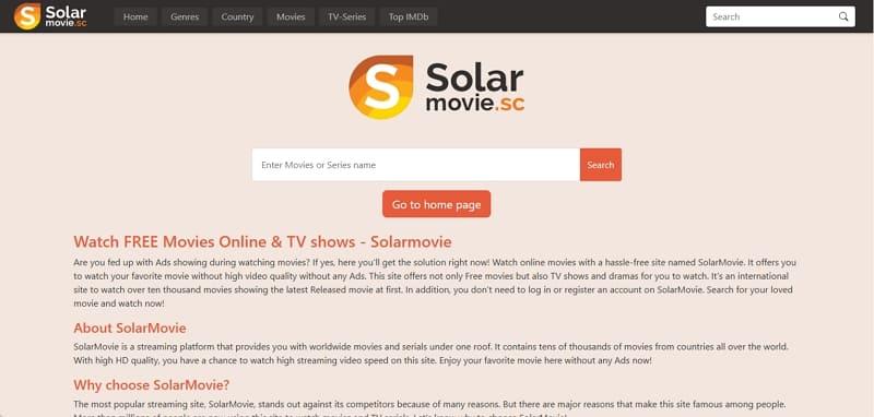 solarmovie substitute of yesmovies