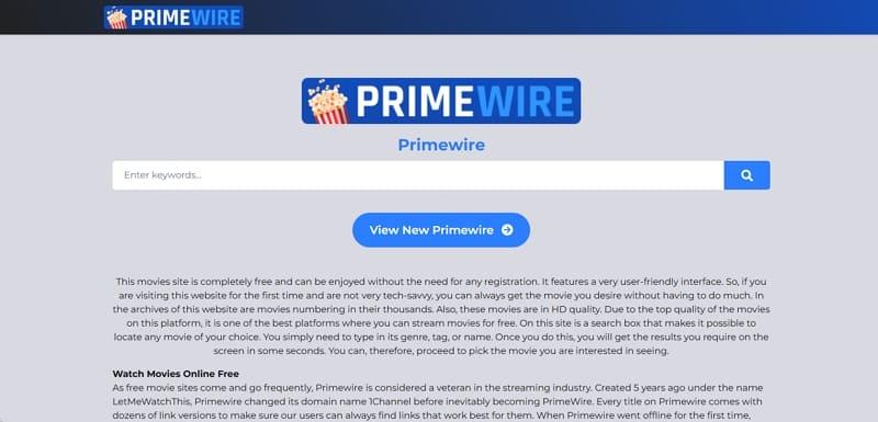primewire alternative of yesmovies