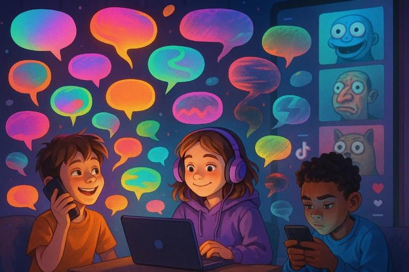 why kids use brain rot