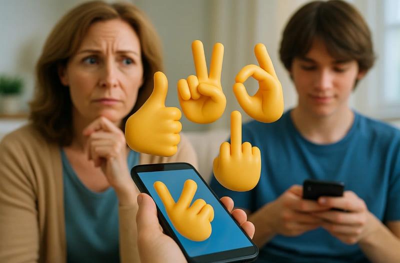 different hand gesture emojis