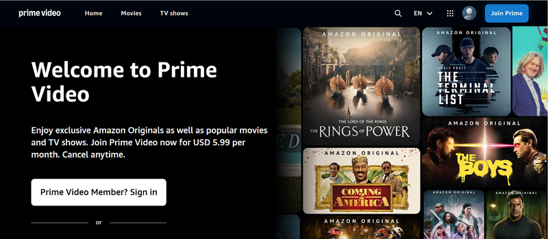 amazon prime site like lookmovie2