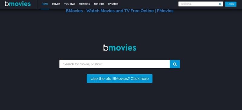 search movies screen for bmovies