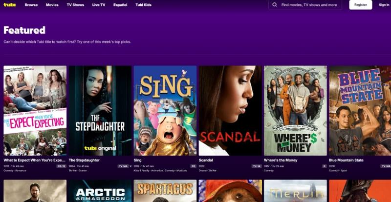 tubi tv site like sflix