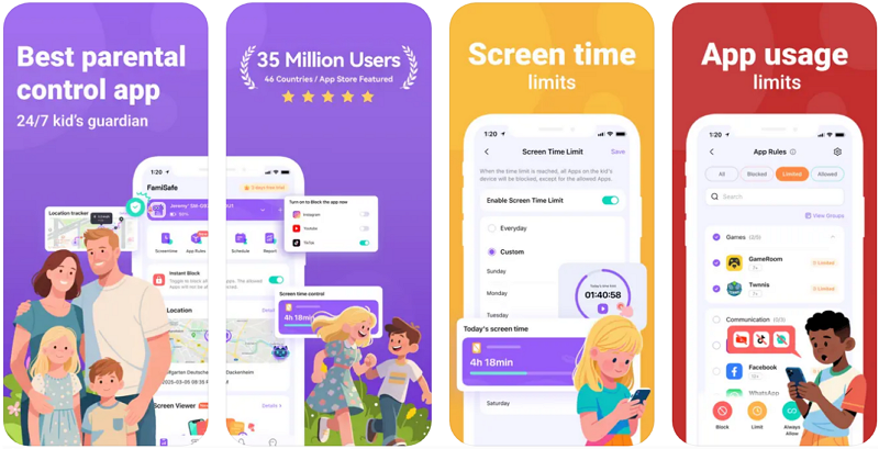 famisafe parental control app