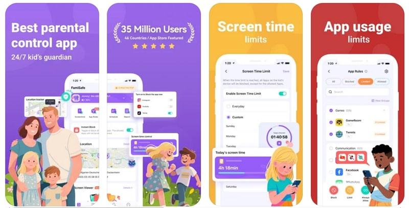 famisafe parental control app