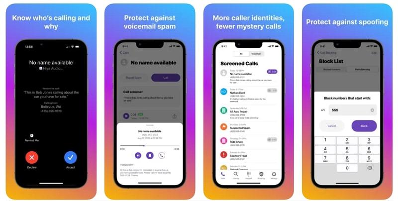 hiya spam blocker app