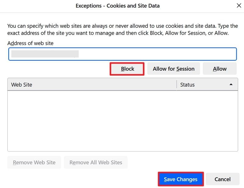 add website url to block data