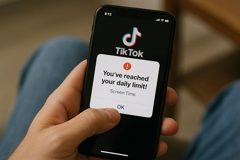 what is daily screen time tiktok