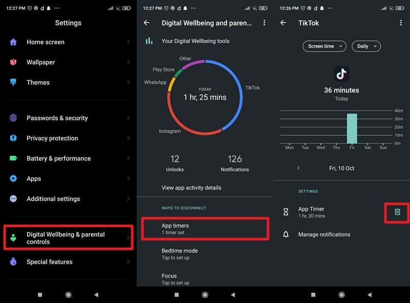 remove restrictions from device settings