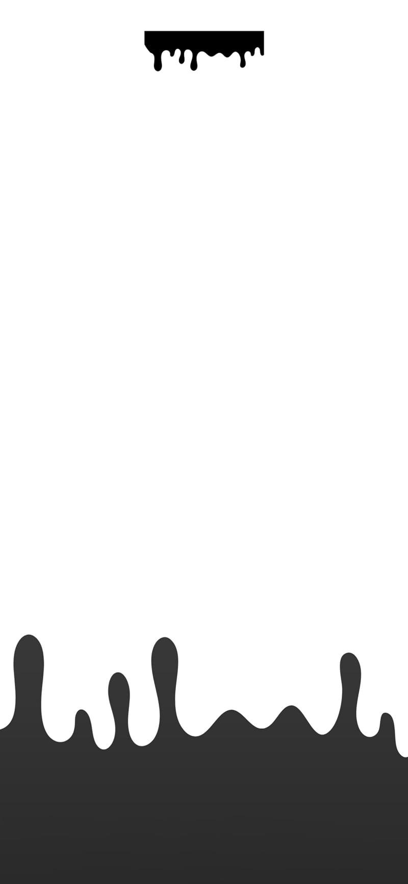 black artistic drops