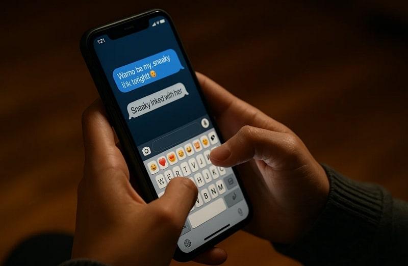 sneaking link usage on text messages
