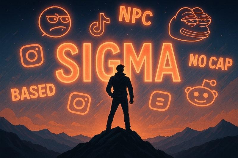 rise of sigma slang in memes