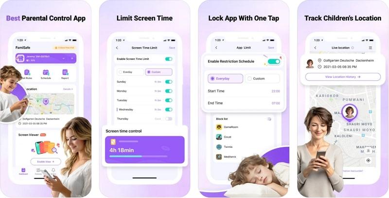famisafe apps that block social media