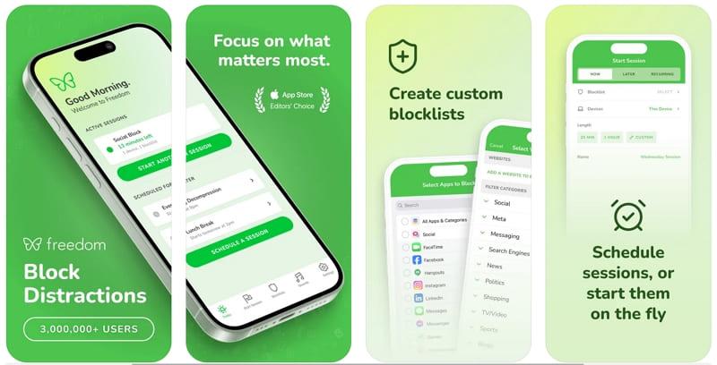 freedom apps to block social media