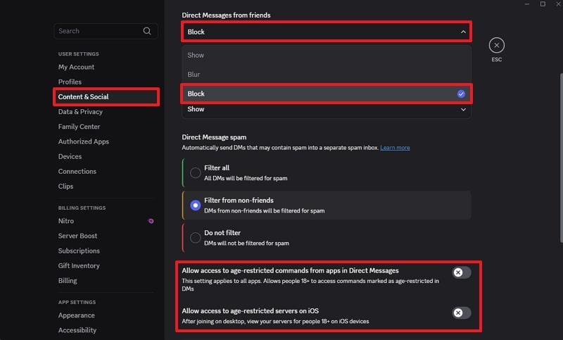 block access to age restricted content