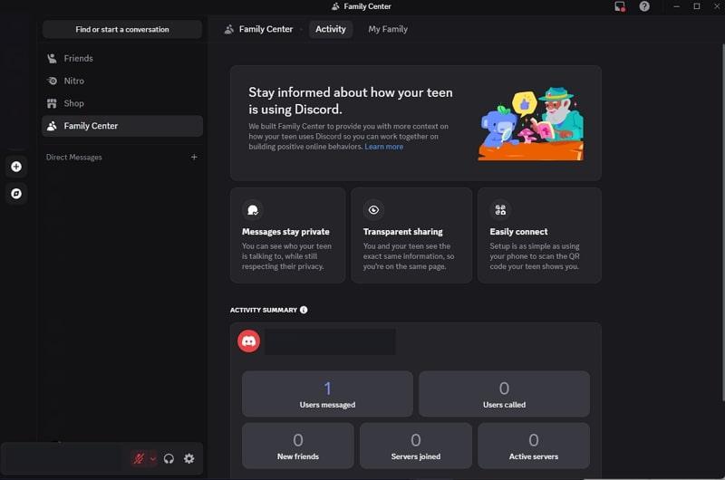 monitor activity summary discord