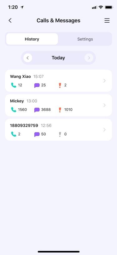 monitor calls & messages of kids