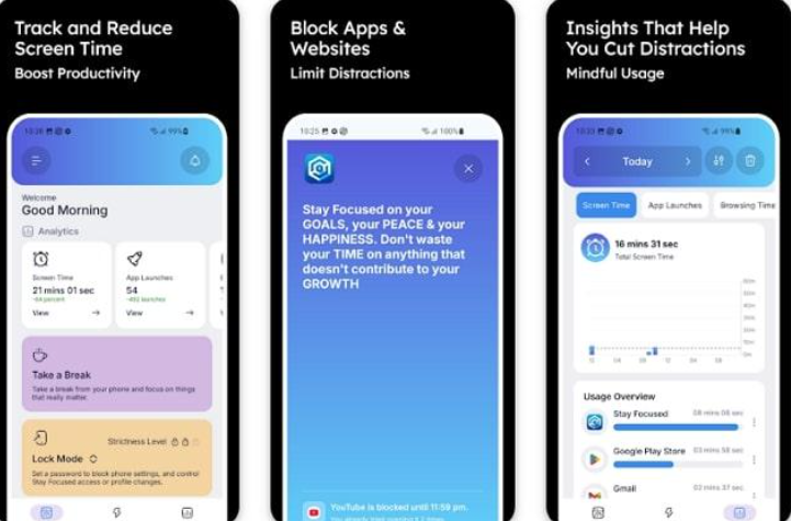 Stay focused Facebook blocker app