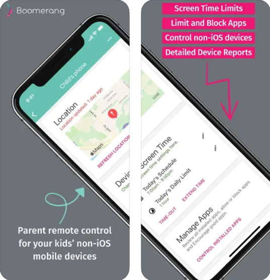 Boomerang Parental Control app