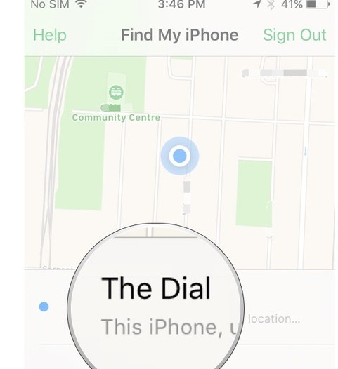 find someone's iphone