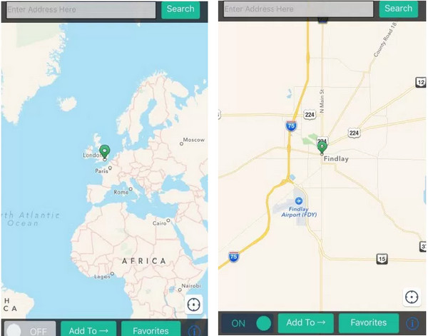 comment changer l'emplacement du téléphone iphone