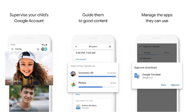 google family link: parental control google chrome android