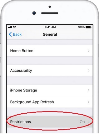 how to set up parental controls on iphone