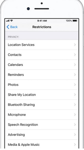 Allow changes to privacy settings