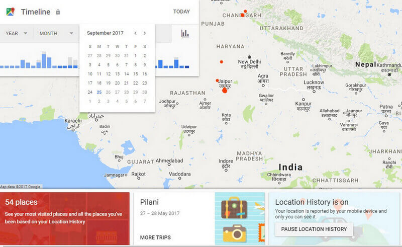 rastrear celular android grátis- Google Maps