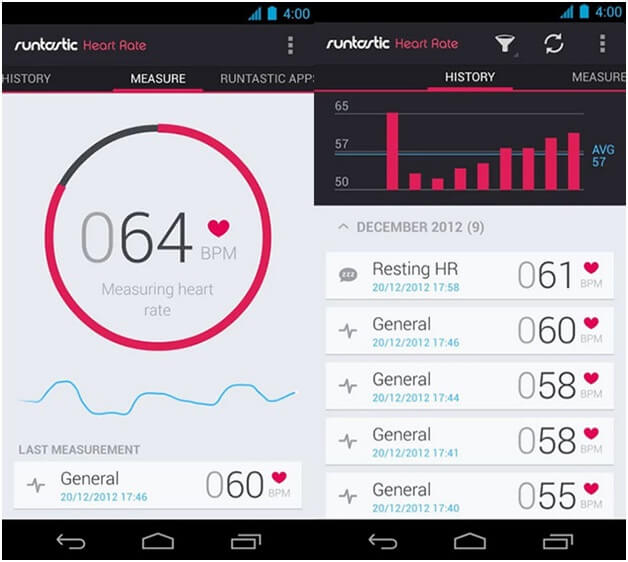 heart rate monitor application