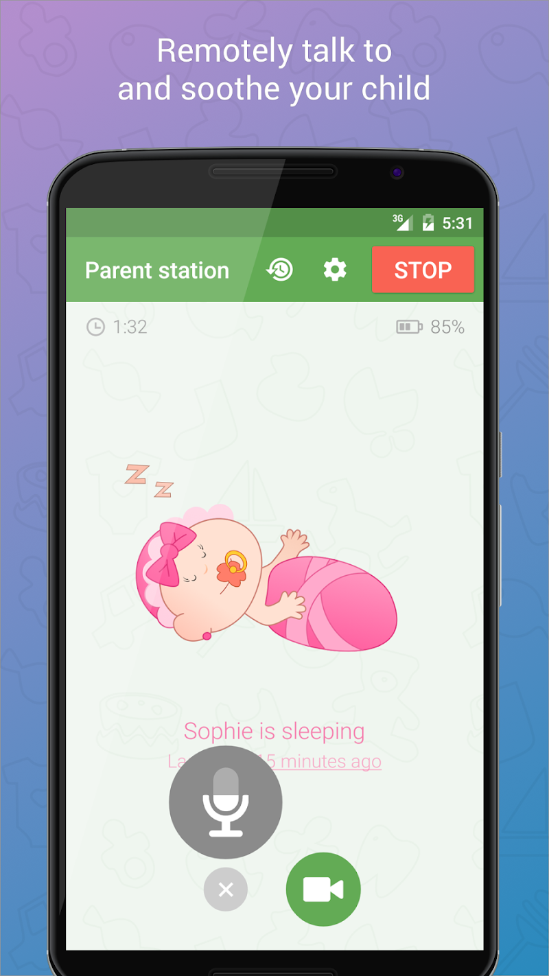 use android phone as baby monitor