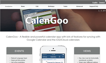Las 10 mejores aplicaciones de calendario familiar - CalenGoo