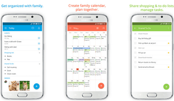 meilleures applications de calendrier familial pour Android