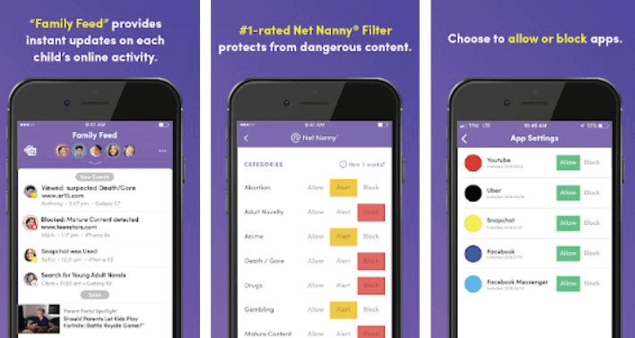 Best  parental control app for Android Phones and Tablets - Net Nanny