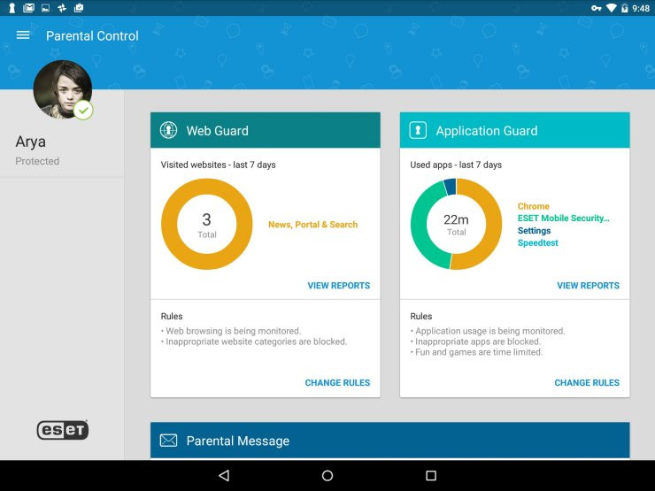 best cell phone monitoring apps for parents - ESET Parental Control