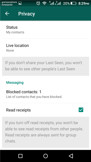 Como bloquear um número no Whatsapp