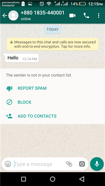 How to Block a Number on Whatsapp