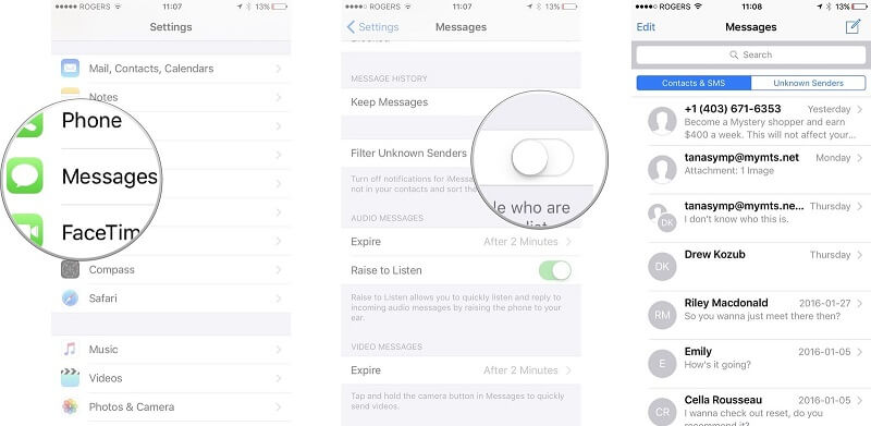 Comment bloquer les messages texte sur iPhone