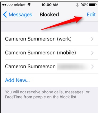 How to Block Text Message on iPhone