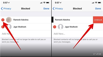 Comment bloquer ou débloquer les contacts WhatsApp sur iPhone