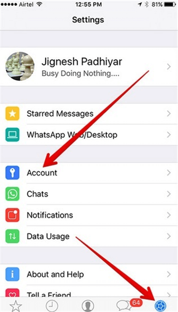 Whatsapp iphone unblock contact How to