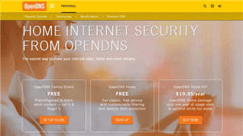 Best Free Parental Control Software - OpenDNS FamilyShield